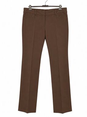 NWT Miss TIC Paris Chocolate Brown Tailored Pants Made in France Large